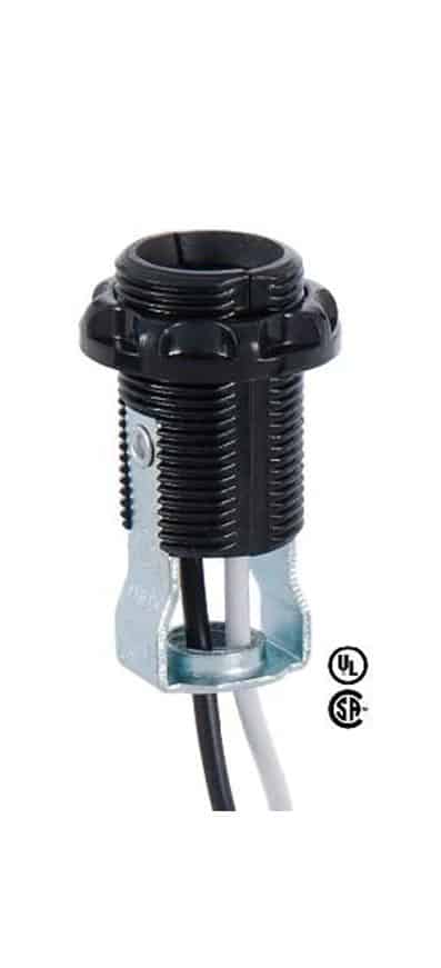 UL Listed E12 250V 75W candelabra socket base with Mounting Bracket